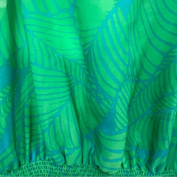 LOFT Green Spaghetti Strap Sundress Midi - Picture 2 of 4